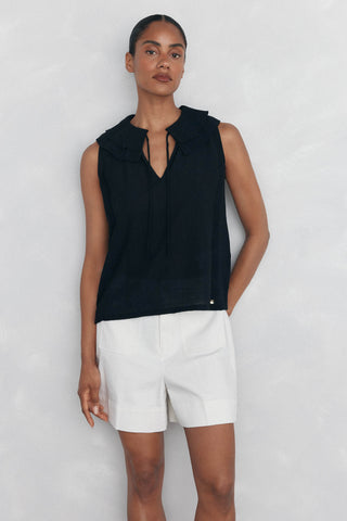 Camiseta Cuello Redondo con Lazada