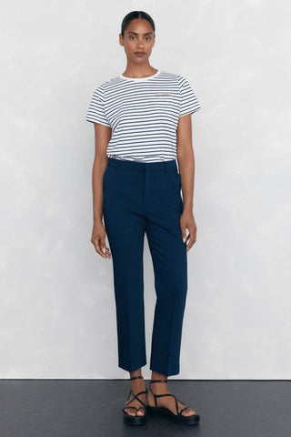 Camiseta Manga Corta Estampado Rayas