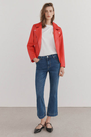 Camiseta Manga Corta con Bordado