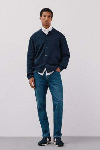 Cárdigan con Botones de Algodón