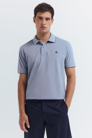 Polo Manga Corta con Logo Bordado