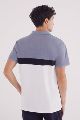 Polo Manga Corta Bicolor