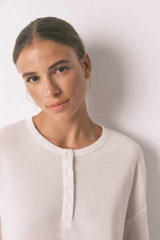 Set de Pijama 2 Piezas con Botones