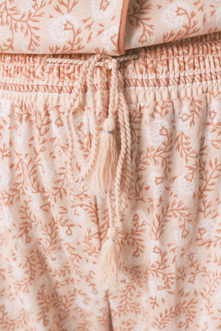 Pijama Camisero Flores