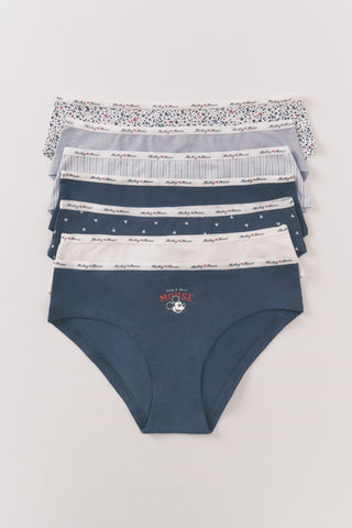 Paquete de 7 Bragas Colección Mickey Mouse