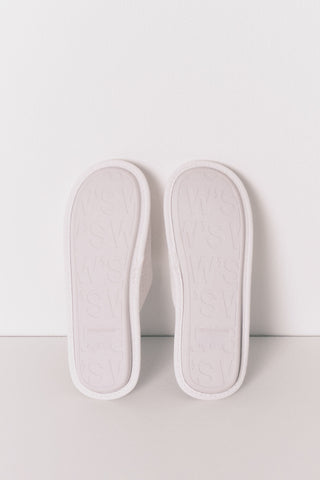 Pantuflas de Pelo con Logo