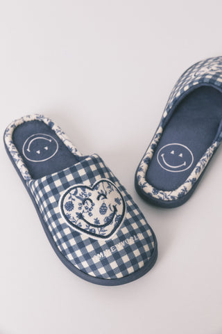 Pantuflas con Cuadros Vichy Colección SmileyWorld®