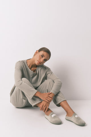 Pantuflas de Pelo con Textura