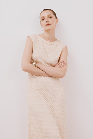 Vestido Midi Cuello Halter