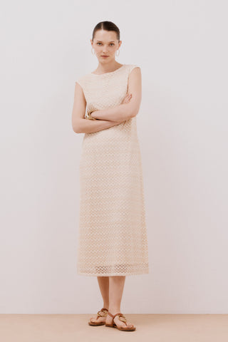 Vestido Midi Cuello Halter