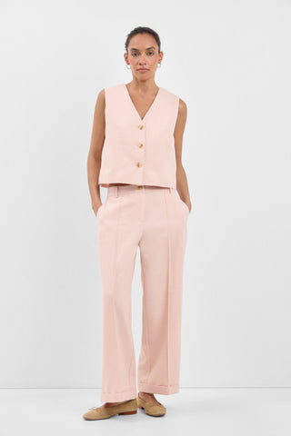 Chaleco Crop con Botones