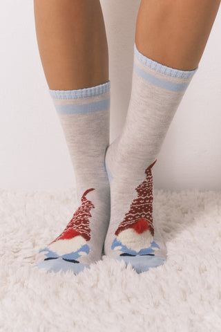 Calcetines Largos Diseño Gnomo