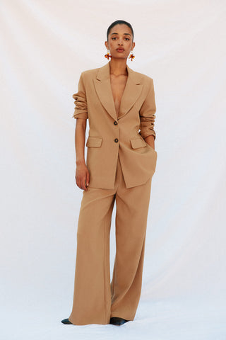 Pantalón Ancho con Doble Pinza