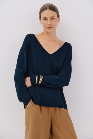 Sudadera Cuello V de Algodón