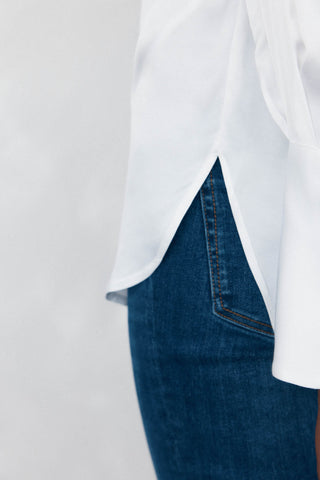 Camisa Manga Larga de Satén