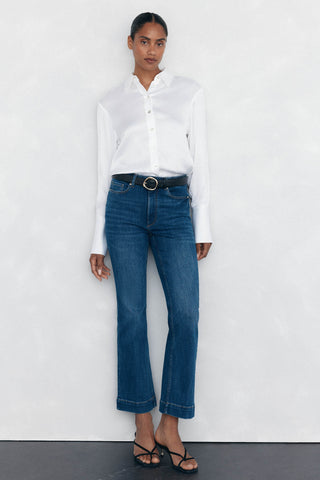 Camisa Manga Larga de Satén