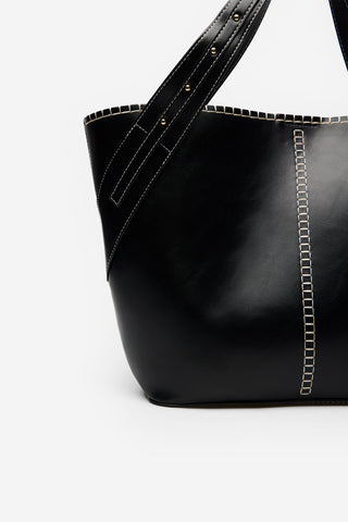 Bolso Estilo Capazo con Asa de Hombro