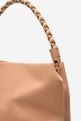 Bolso de Hombro con Asa Trenzada