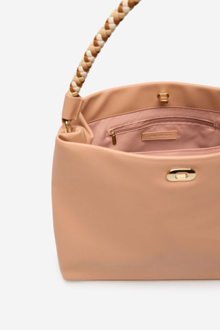 Bolso de Hombro con Asa Trenzada