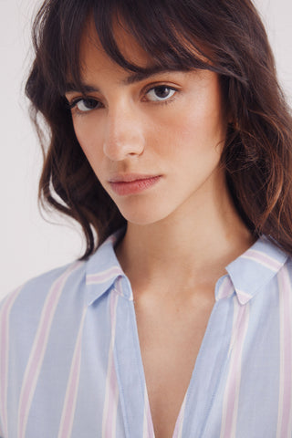 Camisa Manga Corta de Algodón