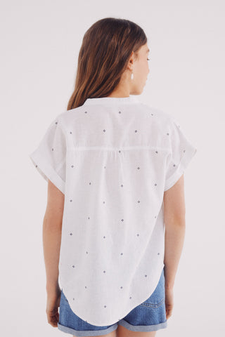 Blusa Manga Corta con Estampado