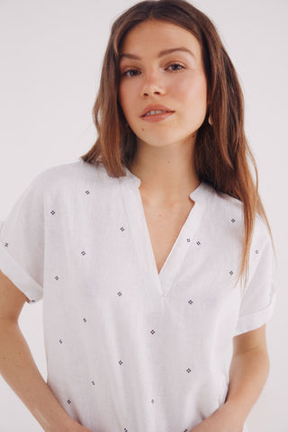 Blusa Manga Corta con Estampado