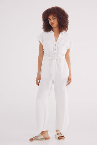 Enterizo Manga Corta con Cinturón