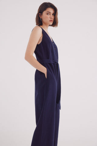 Enterizo de Tirantes con Cinturón