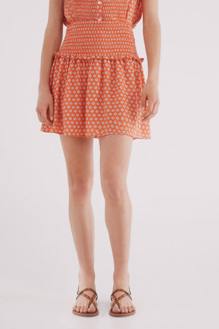 Enagua con Cintura Elástica Estampado