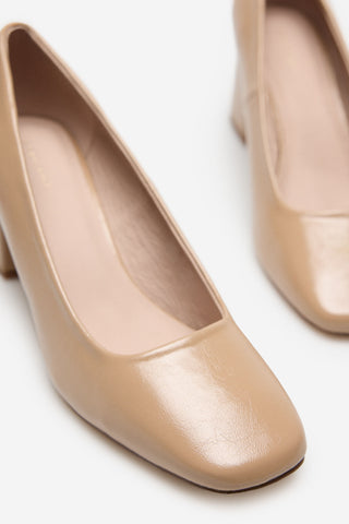 Zapato de Tacón Efecto Charol