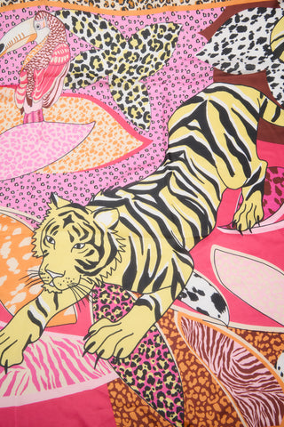 Pañuelo con Estampado Animal Print.