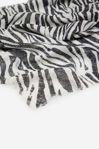 Pañuelo con Estampado de Cebra.