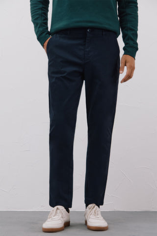 Pantalón Regular Fit de Algodón