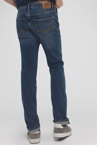 Jeans Slim Fit con Bolsillos