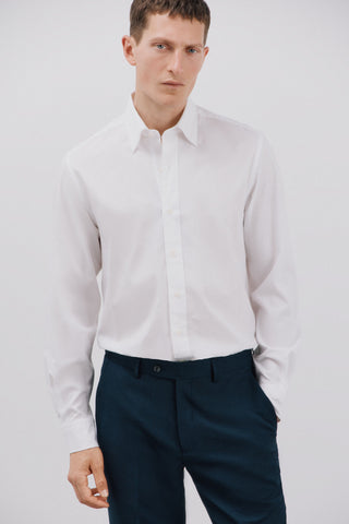 Camisa Manga Larga de Algodón