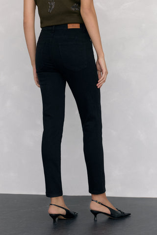 Jeans Push Up con Bolsillos Delanteros