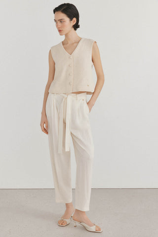 Pantalón Talle Medio con Cinturón