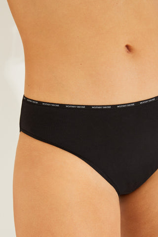 Paquete de 6 Bragas de Algodón