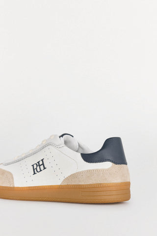 Tenis de Piel con Logo Grabado, Mujer