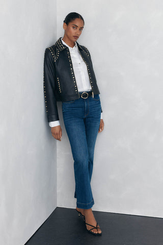 Jeans Flare Push Up con Bolsillos