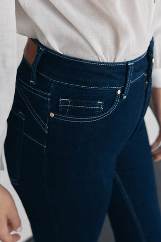 Jeans Flare con Efecto Push Up