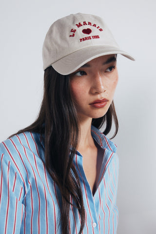 Gorra con Gráfico "Le Marais"