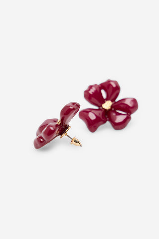 Aretes de Resina Forma Flor