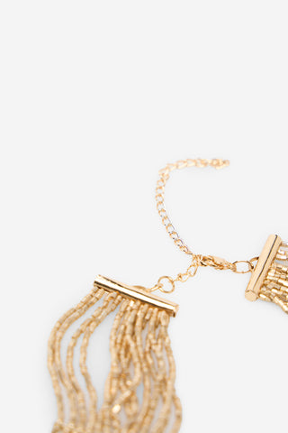 Collar Cadena con Abalorios