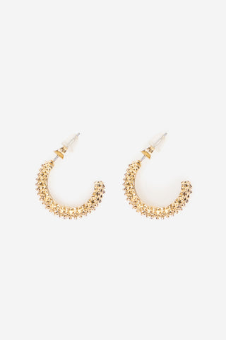 Aretes de Aro con Textura