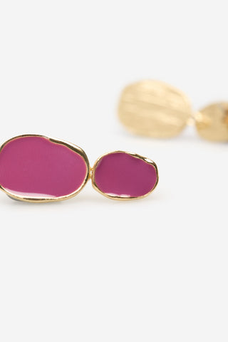 Aretes Largos Esmaltados