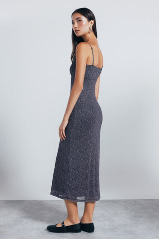 Vestido Lencero con Tirantes Ajustables