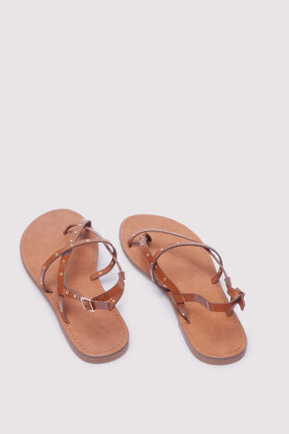 Sandalias de Tiras con Tachas