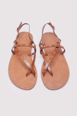 Sandalias de Tiras con Tachas