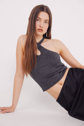 Blusa Ajustada Escote Hater